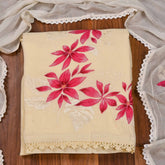 Cotton Pink Unstitched suit